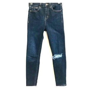 Topshop Jamie Moto High-Waist Jeans